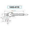 H & H Industrial Products Dasqua 0-20" Heavy Duty Dial Caliper 1432-4110